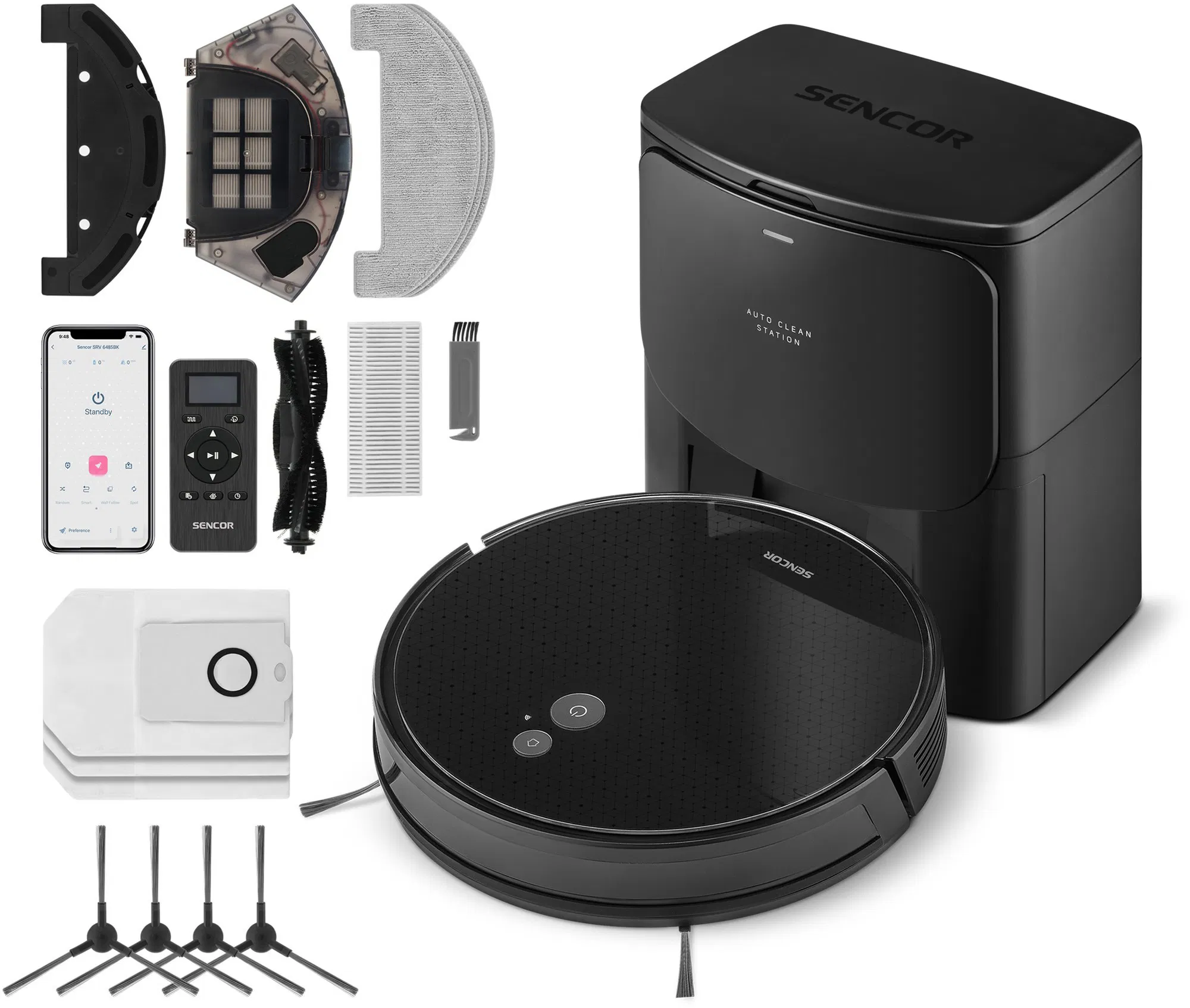 Sencor SRV 6485BK – robotický vysávač, recenzia