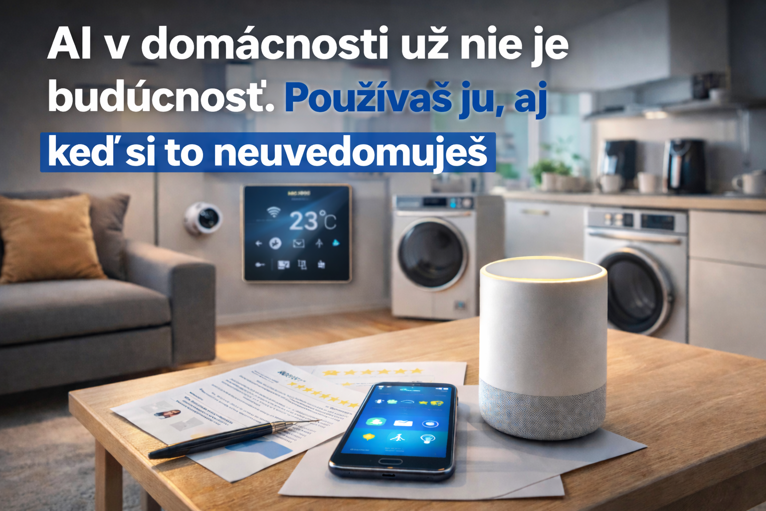 AI v domácnosti už nie je budúcnosť. Používaš ju, aj keď si to neuvedomuješ