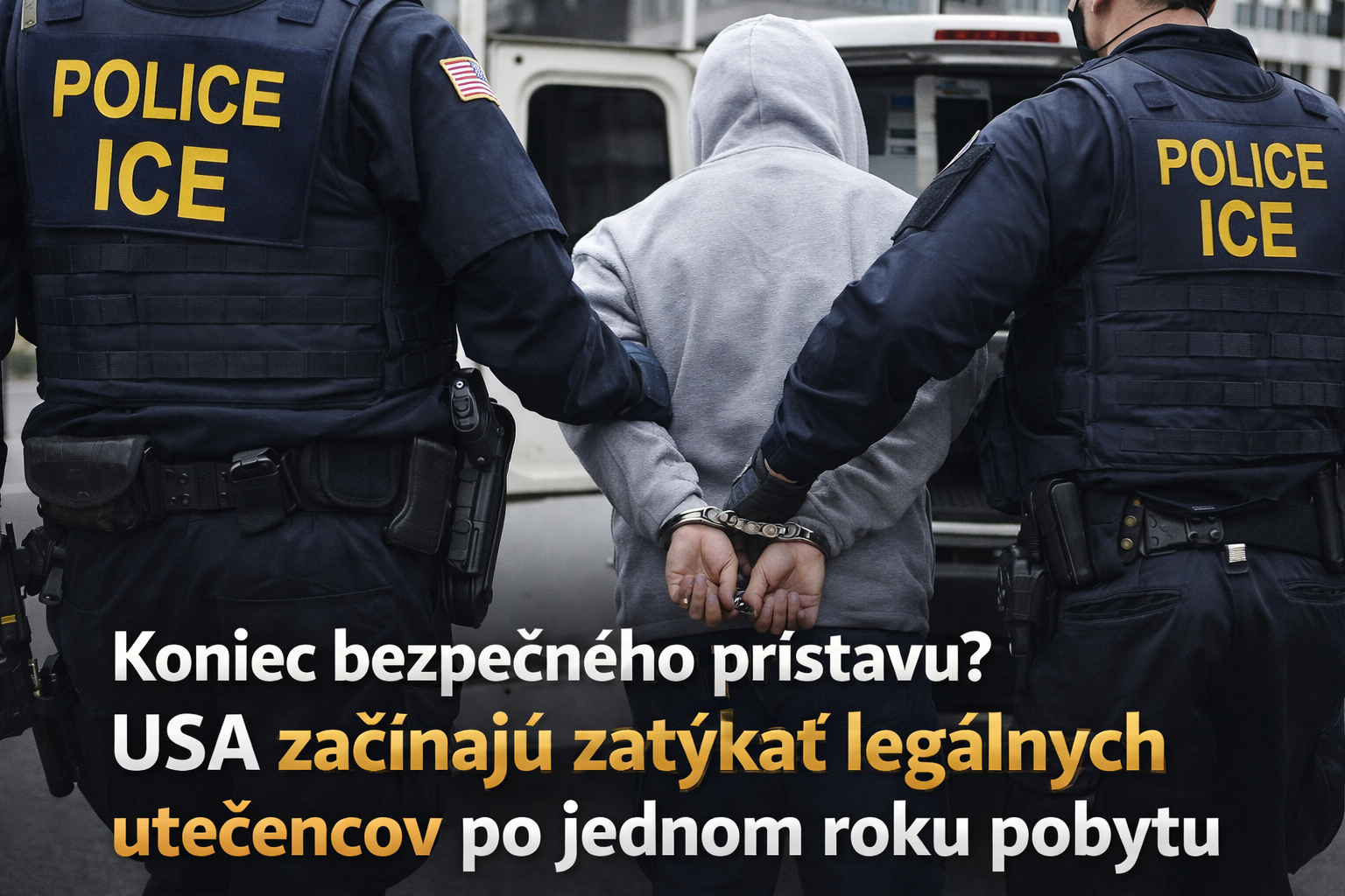 Koniec bezpečného prístavu? USA začínajú zatýkať legálnych utečencov po jednom roku pobytu