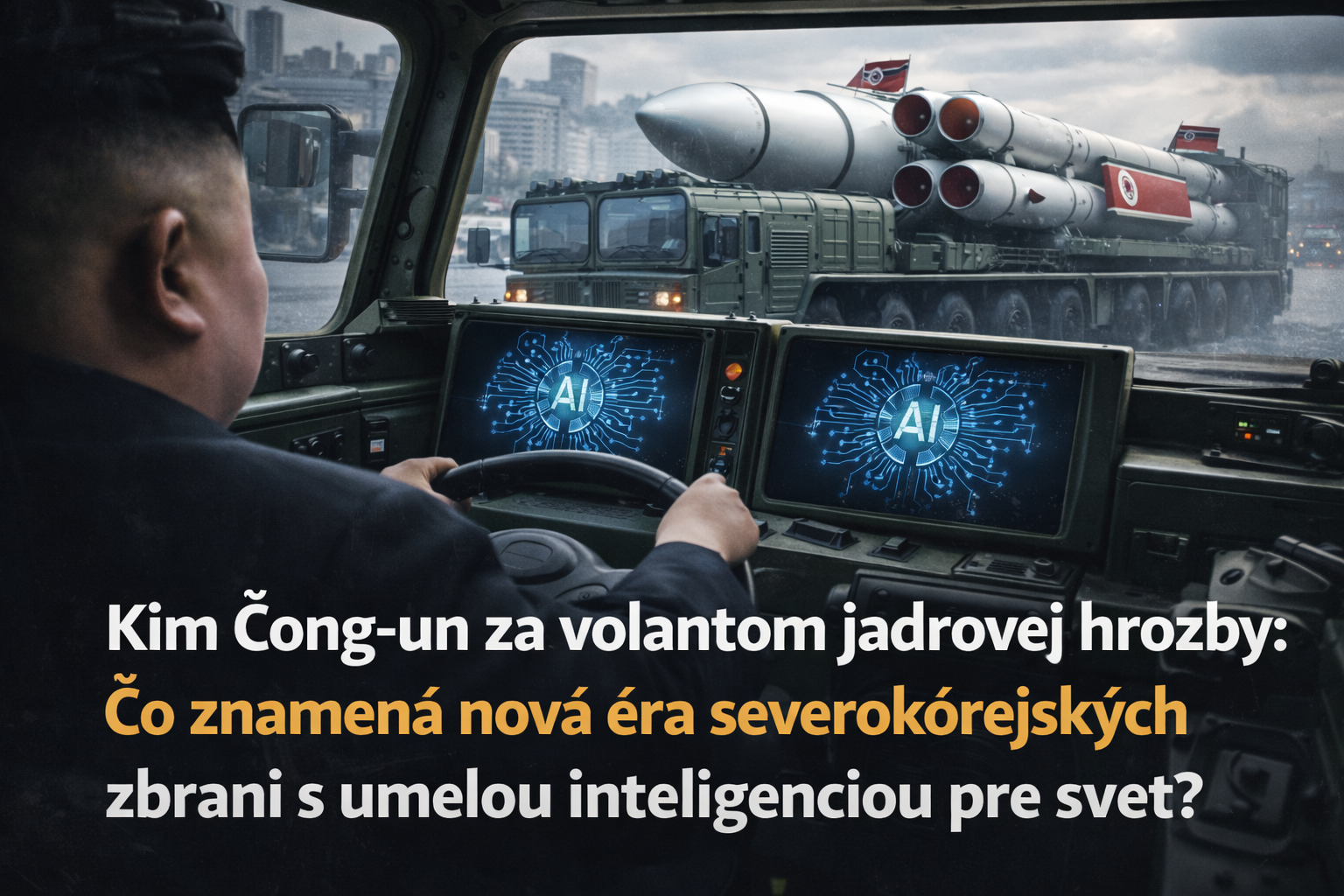 Kim Čong-un za volantom jadrovej hrozby: Čo znamená nová éra severokórejských zbraní s umelou inteli