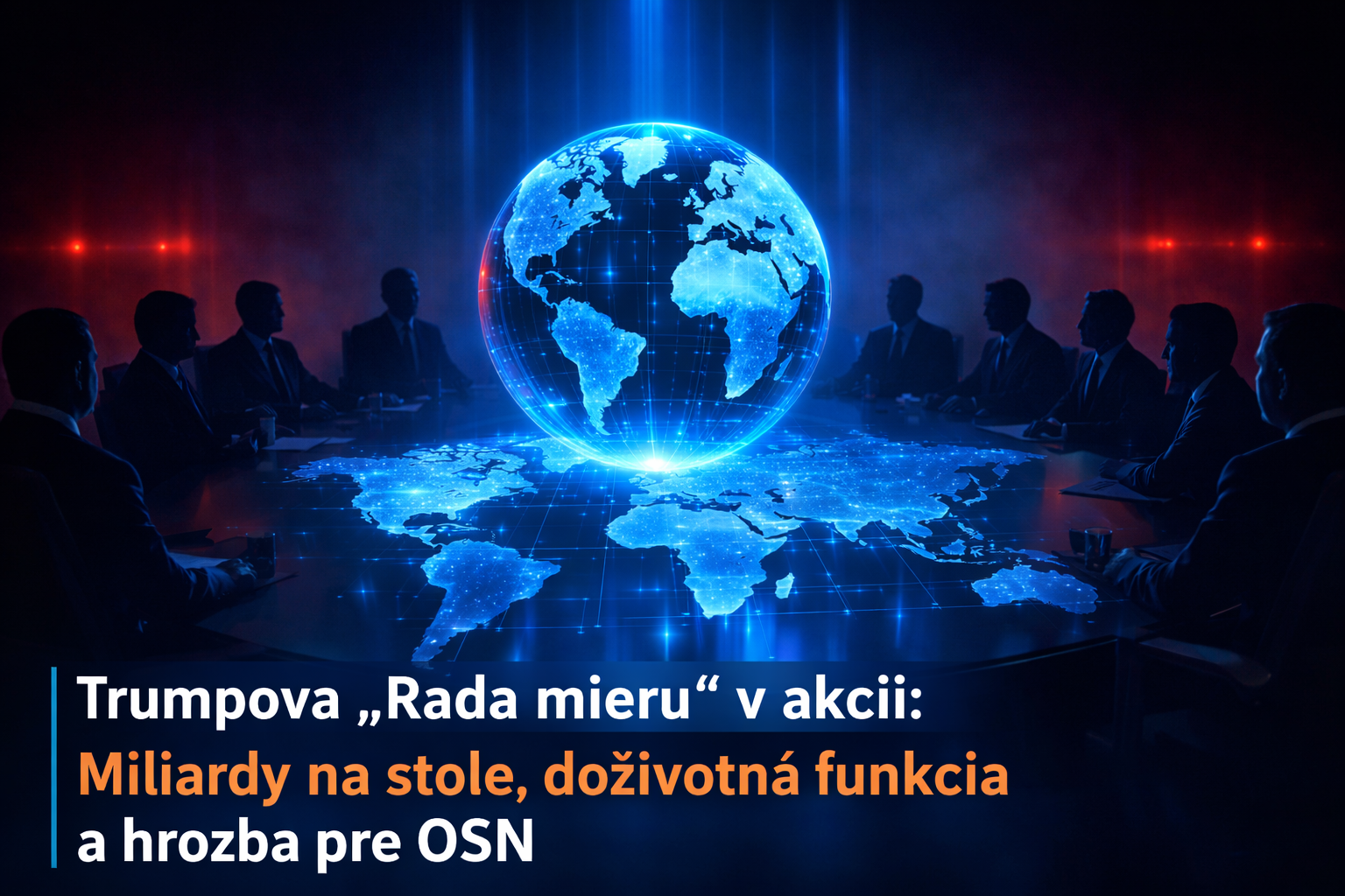 Trumpova „Rada mieru“ v akcii: Miliardy na stole, doživotná funkcia a hrozba pre OSN