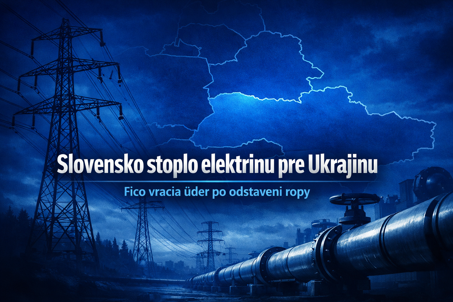 Slovensko stoplo dodvky elektriny pre Ukrajinu