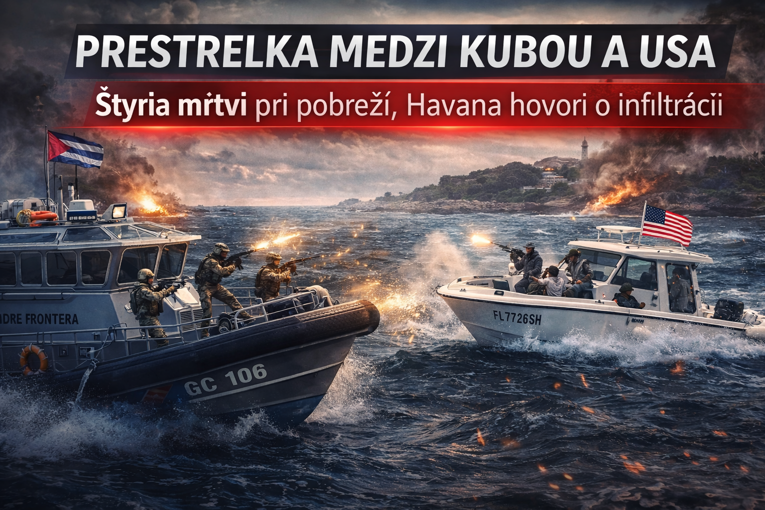 prestrelka kuba USA