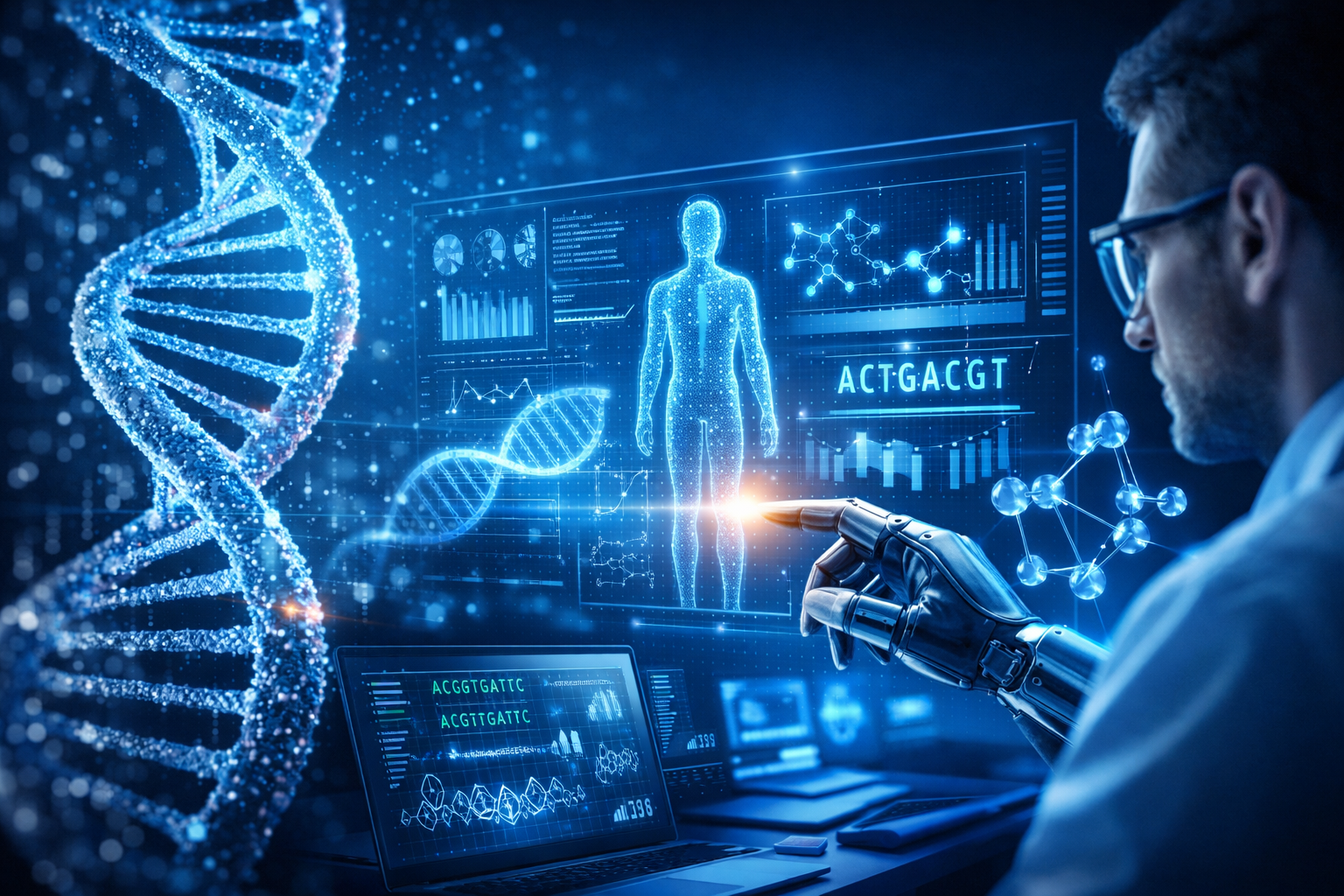 Umela inteligencia AI analyzuje DNA a geneticke chyby