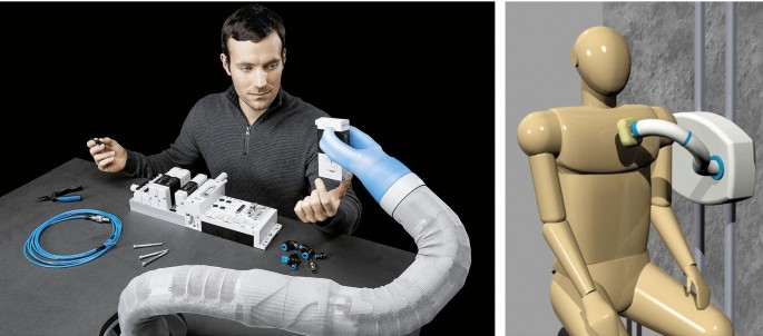 Humanoidný robot pomáhajúci človeku – koncept budúcnosti robotiky