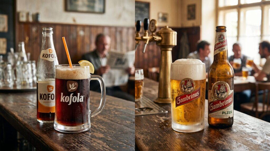kofola, gambrinus